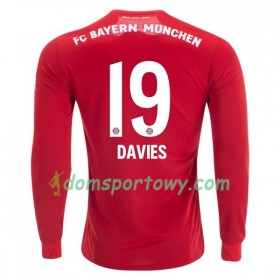 Koszulka Bayern Monachium Alphonso Davies 19 Domowe Koszulki Piłkarskie 2019-2020 Długi Rękaw